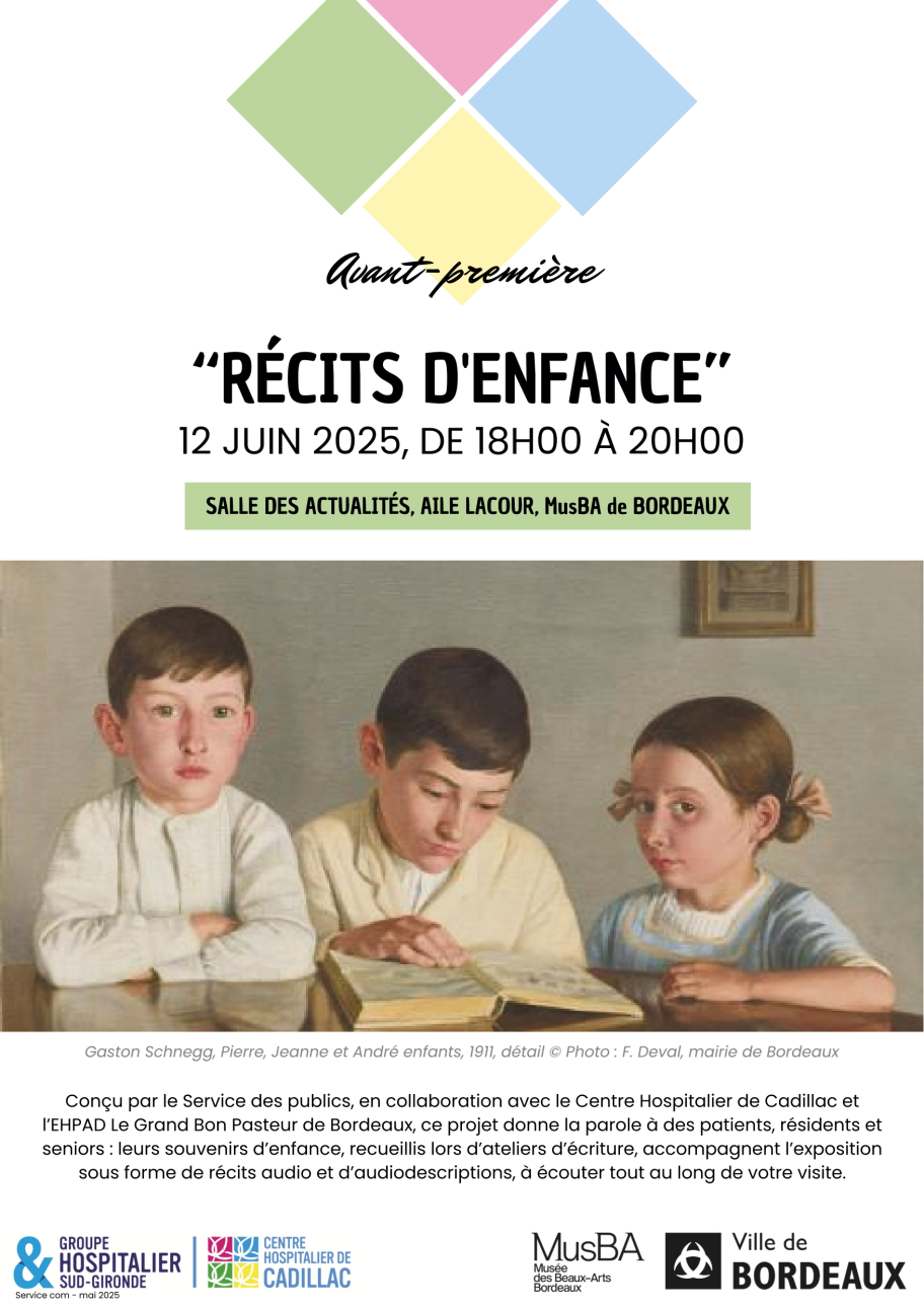 Affiche culture sur l'avant-première du 12 juin 2025 au MusBA